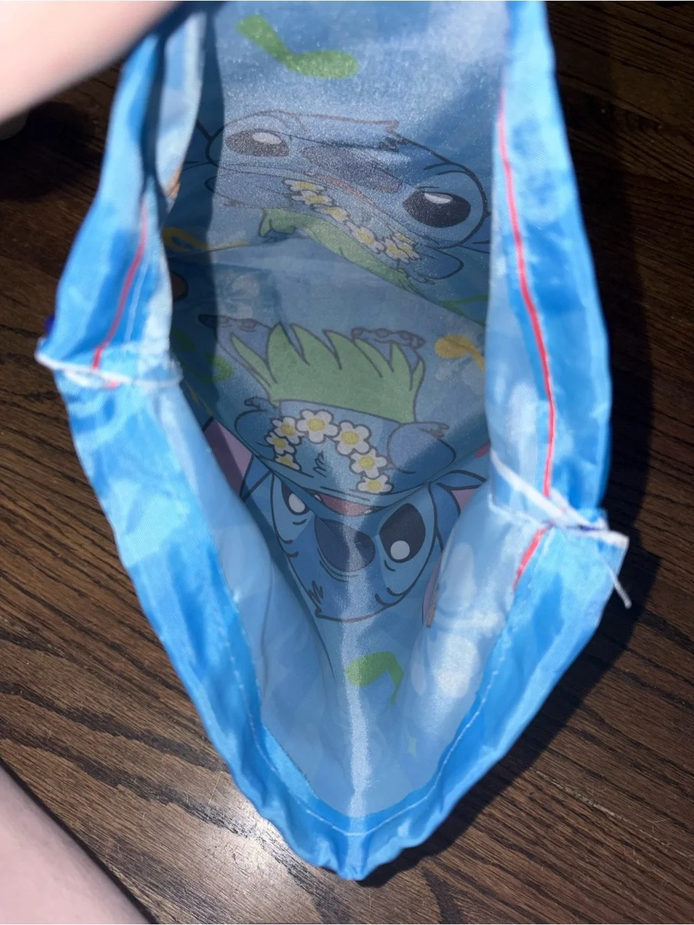 Kids Disney Stitch Drawstring Bag